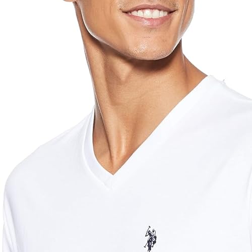 Image of U.S. Polo Assn. Men's Solid V‑Neck T-Shirt