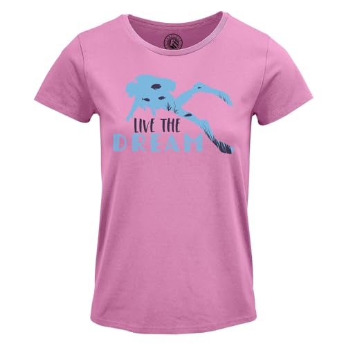 T-shirt scuba diving femme Live The Dream pour vibrer au rythme de l'océan