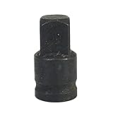 Adaptateur convertisseur : dispose d'une fixation à bille et d'un trou de rétention pour éviter le glissement de la douille lors des applications à couple élevé, fixation sûre et performance fiable au travail