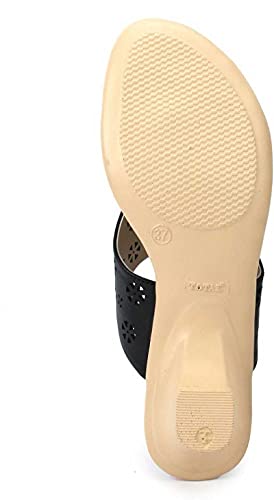 Image of BING BANG Women's Synthetic Slip-on Platform Heel Sandals