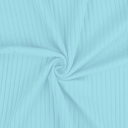 LOGEEYAR Men's Slim Fit Polo Shirts Short Sleeve Breathable Button Down Golf Shirts Ribbed Knit Soft Cotton Tops Sky Blue — view 6