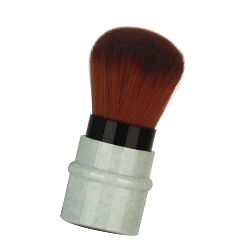 Manejo de Estirable Fundación Rusher Cepillo Nylon Hair -Up Powder Brush Pink 1pc (GREEN)