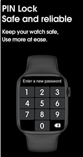 X7 Pro Smart Watch displaying a PIN entry screen with a numeric keypad