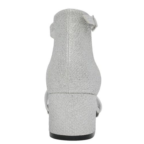 NAUTICA Women's Ankle Strap Low-Chunk Pump Sandal: Elegant Low-Block Heel Dress Shoe for Stylish Comfort-Yona3