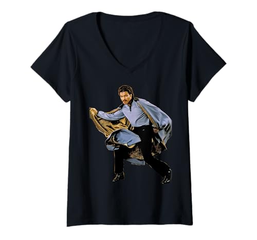 T-shirt Star Wars Lando Calrissian coupe femme col V finitions premium