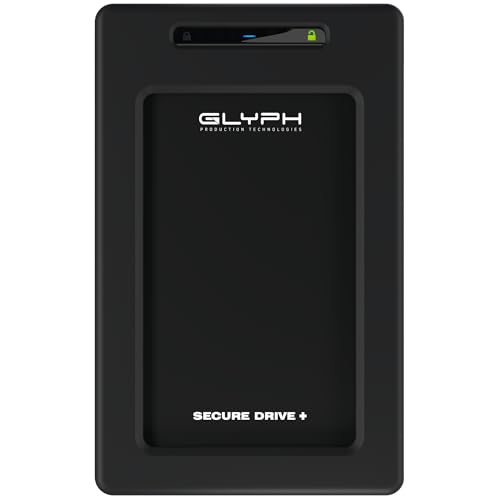 Glyph SecureDrive+ Professional Encrypted Rugged Mobile SSD with Bluetooth (4TB)