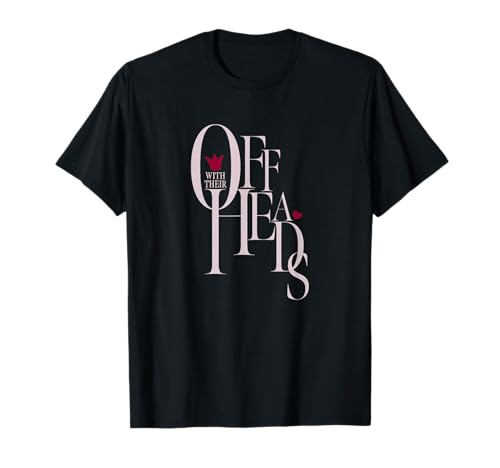 T-shirt Disney Alice aux Pays des Merveilles imprimé textuel Off With Their Heads coupe droite