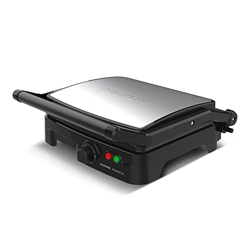 Taurus Asteria Essential - Grill, plancha asar, 2200W, gran superficie de 28x22cm, placa superior...