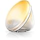 PHILIPS SmartSleep Wake-Up Lichtwecker, Farbige Sonnenaufgang- und Sonnenuntergangssimulation, 5 Naturgeräusche, FM Radio & Leselampe, Tap Snooze - HF3519/20