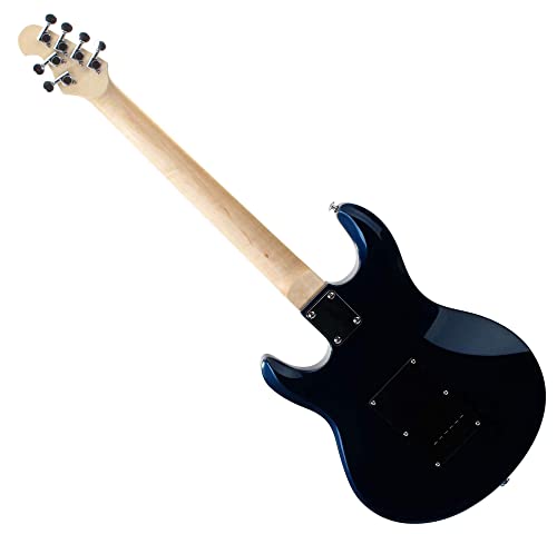 Rocktile Pro MM250-MB guitare électrique bleu métallique - Les Beatles, Paul McCartney, John Lennon, RIngo Starr, George Harrison Rocktile Pro MM250-MB guitare électrique bleu métallique – Image 3