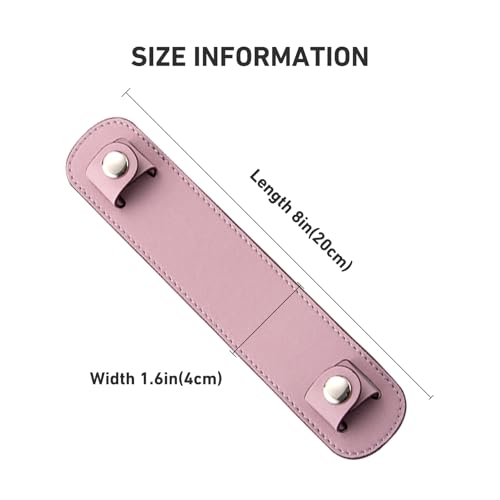 Image of Shoulder Strap Pad Replacement,Microfiber Leather Strap Pads Detachable Cover for Tote Bag