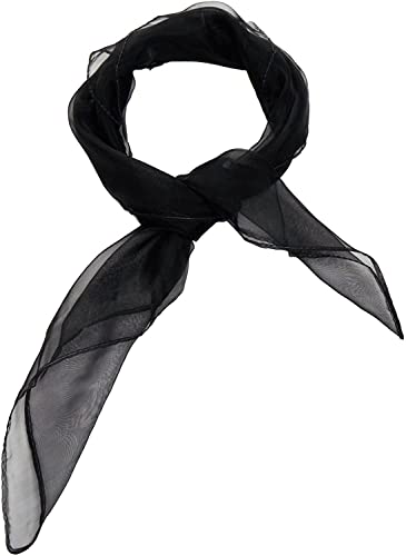 50's Women Fancy Costume Accessories Set 1950s Retro Party Polka Dot Headband Chiffon Scarf Earrings Cat Eye Glasses