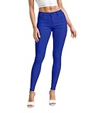 Hybrid & Company Womens Hyper Ultra Stretch Comfy Skinny Leg Work Casual Pants P44876SKX Royal 2X