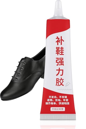 Strong Shoe Repair Glue – Multi-Purpose Sole Adhesive for Leather, Rubber, Canvas & Sports Shoes | Quick Bonding, Waterproof, Flexible & Durable Shoe Fix Glue for Cracked or Detached Soles