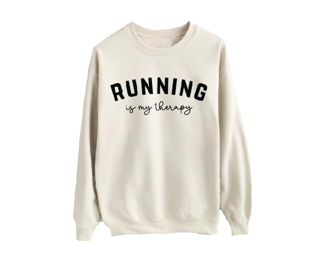 Running Is My Therapy Sweatshirt, Running Is My Therapy Hoodie, Perfect Gift For Runner And Athlete