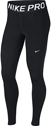 Nike Women's Pro Tight (Black/White, Medium)