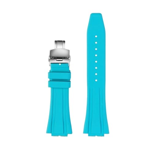 RWUXCYNTP ���o�[���v�X�g���b�v�ƌ݊����J�V�I 5611 GA-2100 GM-2100 GBM2100 ���v�o���h Casioak Ga2110 Gm2100 Gbm2100 �N�C�b�N�����[�X�u���X���b�g(A-sky blue-Silver)