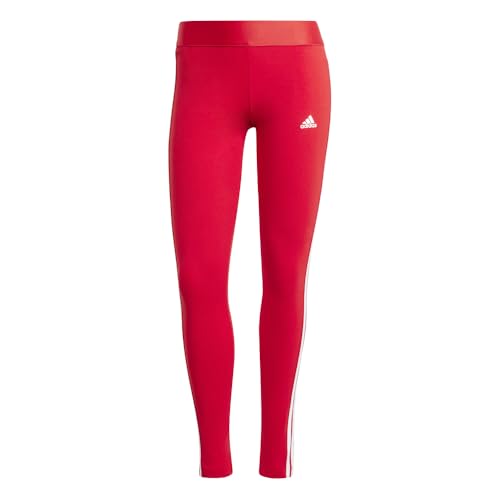Image of Adidas Women's Loungewear Essentials 3-Stripes Leggings, Better Scarlet, M