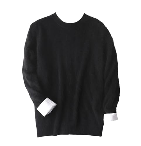 Pull chaud décontracté col rond homme vêtement hiver élégant