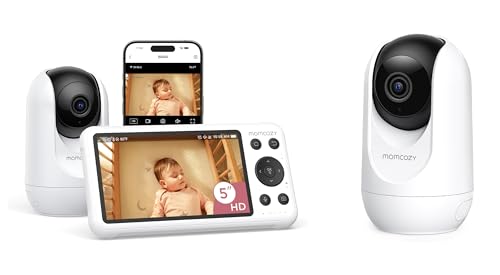 Image of Momcozy Smart WiFi Baby Monitor with Camera & Baby Monitor BM04 Add-on Camera