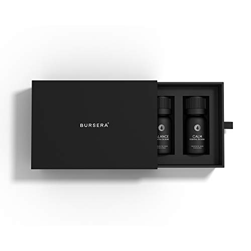 Bursera Blends Collection, Set Of 3 Essential Oil Blends, Tree Planted With Every Order, Focus, Balance, Calm Oil Mix Pack Gift Set, 3X10Ml Natural Aromatherapy Blend Kit For Diffusers And Humidifier #TOP28