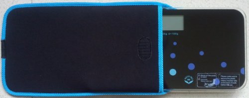 Newlineny Travel Protection Sleeve For 700 Series Mini Bathroom Scale, Ny-Mss101-Bbl Black With Blue Edges (Case Only, No Scale) #TOP2