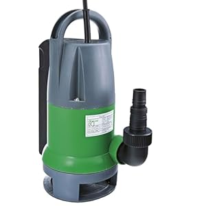 RIBILAND 988 Tauchpumpe mit integriertem Schwimmerschalter, 550 W