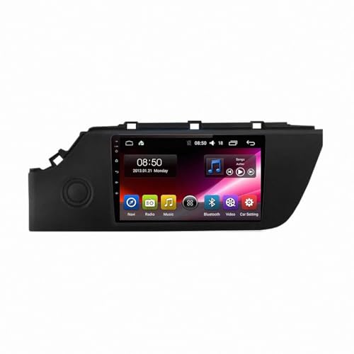 Radio 2 DIN para Kia Rio quita cables molestos con Carplay inalámbrico