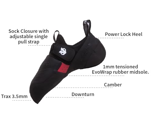 EVOLV Phantom Pro Rock Climbing Shoe for Bouldering & Sport Climbing3