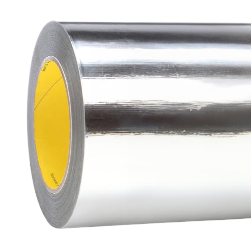 Image of 3M Aluminum Foil Tape 427, Silver, 24 in x 60 yd, 4.6 mil, 1 roll per case Bulk