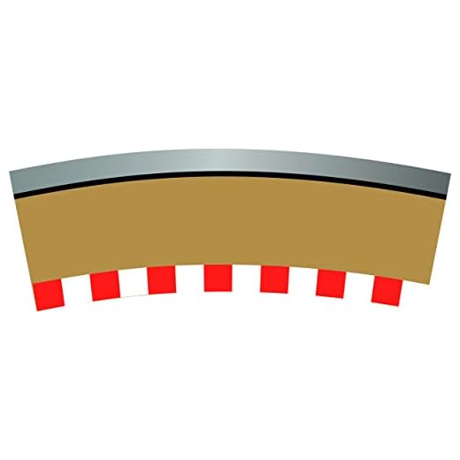 Super Slot - C7019 - Single Lane (R3 Curve border x 4)