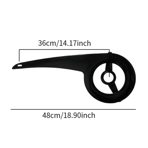 Protège-chaîne de vélo léger anti-projection : couvercle robuste 32T-38T pour pièces de vélo