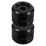LALADEFIEE 2 Stück Seilwindenstopper aus Gummi Schwarz Seilschutz für Winde für Windenkabel und Seilzug Schützt vor Seilverschleiß zum Abschleppen und Bootfahren
