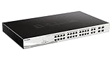 D-Link - DGS-1210-28MP 28-Port Layer 2 Smart Managed Gigabit PoE Switch - 24 Ports - Manageable - Gigabit Ethernet - 1000Base-X, 10/100/1000Base-T - 2 Layer Supported - Modular - 4 SFP Slots