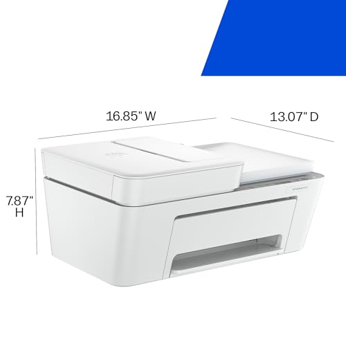 Image of HP DeskJet 4327 Wireless All-in-One Color Inkjet Printer, Scanner, Copier, 6 Month Trial of Instant Ink Included, AI-Capable (B3ZF6A)