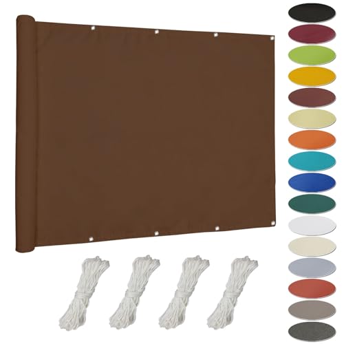 Toile ombrage pour patio de qualité supérieure marron imperméable - 2