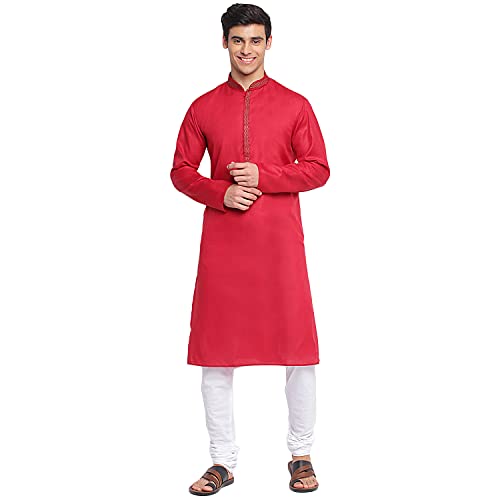 Image of Sanwara Men's Cotton Regular Kurta