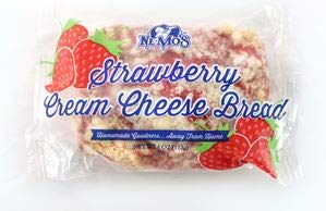 Ne-Mo's Strawberry Cheesecake Bread Individually Wrapped 4 oz Pack of 12