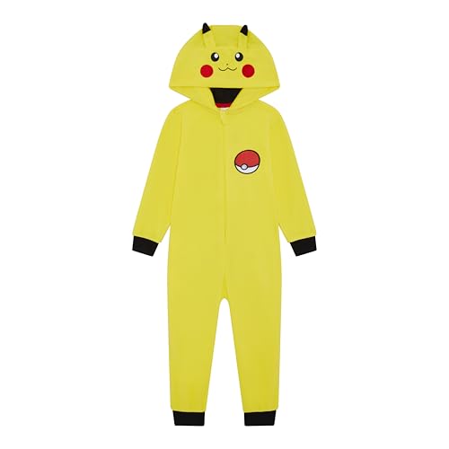 Pokémon Combinaison à Capuche pour garçons ou Filles, Pikachu, 4-5 Ans