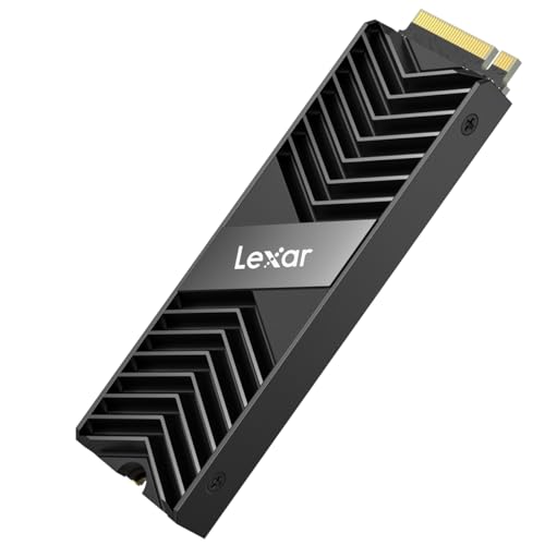 Image of Lexar Professional 2TB NM800 PRO with Heatsink M.2 2280 PCIe Gen4x4 NVMe SSD, Read Speeds Up to 7500MB /s, for Gamers and Creators (LNM800P002T-RN8NG)
