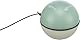 TRIXIE Katzenspielzueg Turbinio - Ball mit Motor und Maus am Gummiband - rollt unregelmäßig - batteriebetrieben - Kunststoff - ø 9 cm - 4564