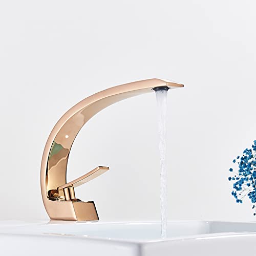Robinet de vanité de salle de bain gold pour rénover son intérieur