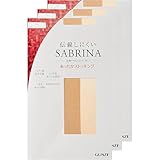 [グンゼ] パンスト SABRINA サブリナ 伝線しにくい あったか ストッキング 同色 3足組 レディース ナチュラルベージュ M-L