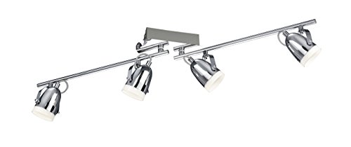 Éclairage pièce sombre résolu avec plafonnier 4 spots orientables TRIO