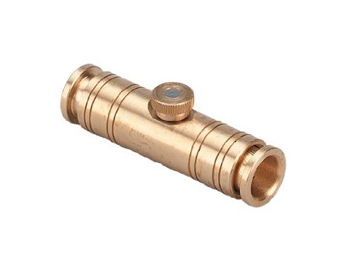 5 Pack - Orbit 3/8 Foot Brass Slip-Lok Mist Tubing Tee with Nozzle