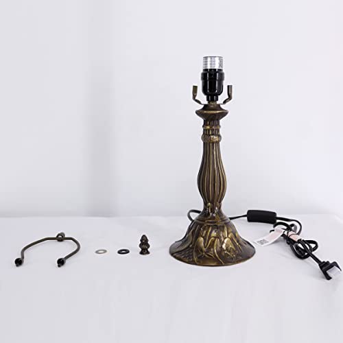 Image of WERFACTORY 18 Inch Tiffany Table Lamp Base Replacement Only