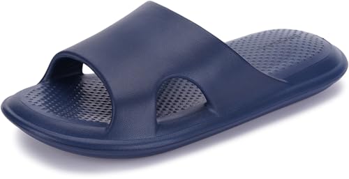 Image of BRONAX House Slippers for Women and Mens | Quick Drying Shower Shoes | Cushioned Sole