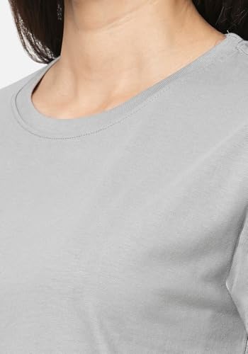 Image of Wear Your Opinion Women's S to 5XL Plain Solid 100% Cotton Unisex Boyfriend Fit T-Shirt (Design: Solid)