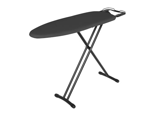 Corby Ironing Board (Classic / IB0007) with Dark Grey Cover with Iron Rest
