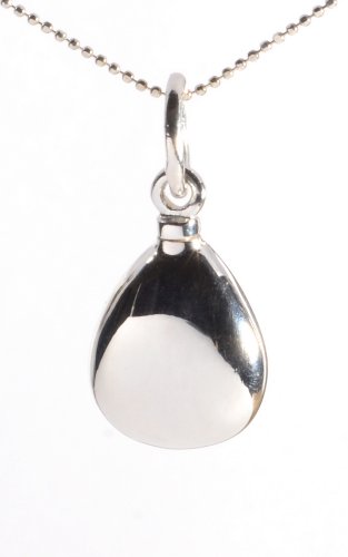 Urns UK – Urna cremación Joyas Cenizas Colgante Mayfair Pendientes de lágrima de Plata